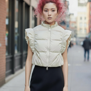 korean sleek half jacket